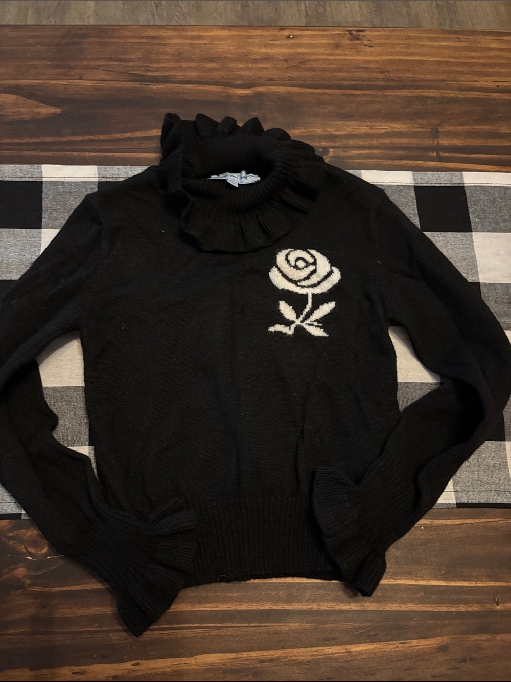 Mimisol black rose sweater 4